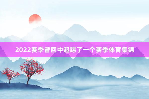2022赛季曾回中超踢了一个赛季体育集锦