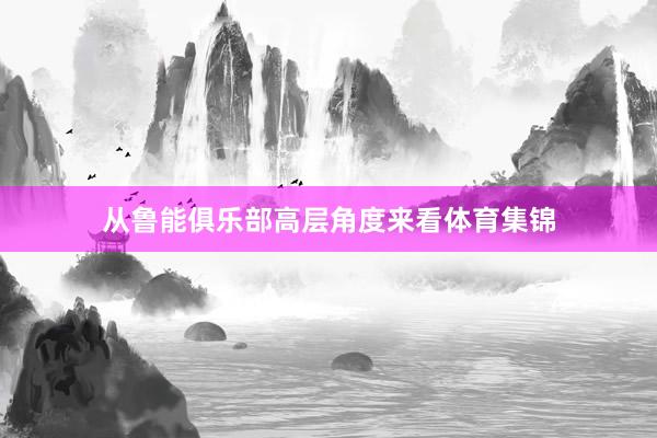 从鲁能俱乐部高层角度来看体育集锦