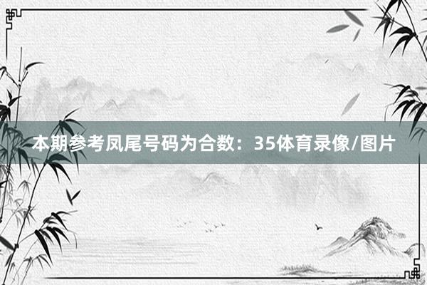 本期参考凤尾号码为合数:35体育录像/图片