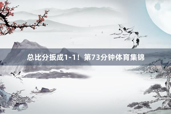 总比分扳成1-1！第73分钟体育集锦