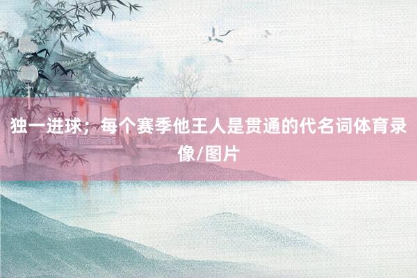 独一进球；每个赛季他王人是贯通的代名词体育录像/图片
