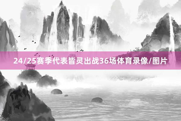 24/25赛季代表皆灵出战36场体育录像/图片