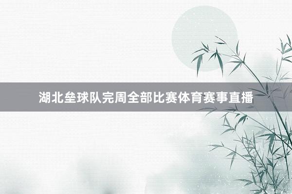 湖北垒球队完周全部比赛体育赛事直播