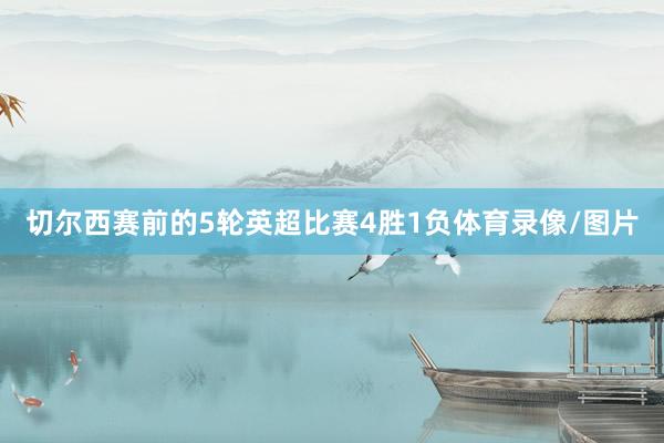 切尔西赛前的5轮英超比赛4胜1负体育录像/图片