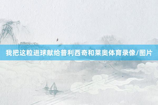 我把这粒进球献给普利西奇和莱奥体育录像/图片