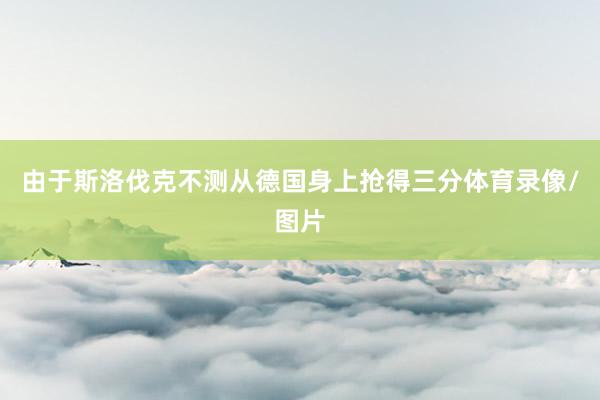 由于斯洛伐克不测从德国身上抢得三分体育录像/图片