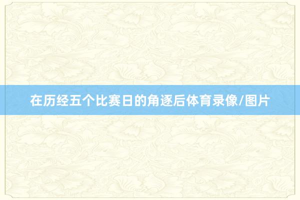 在历经五个比赛日的角逐后体育录像/图片