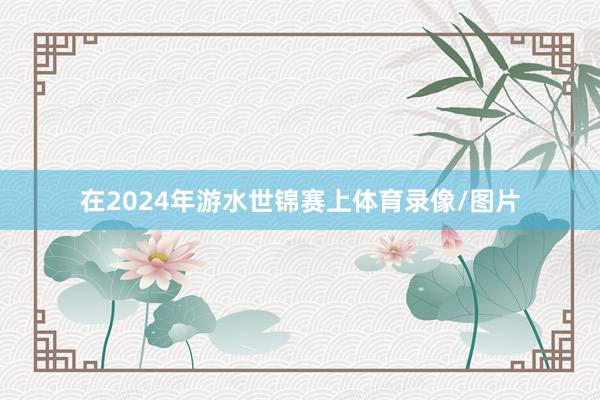 在2024年游水世锦赛上体育录像/图片